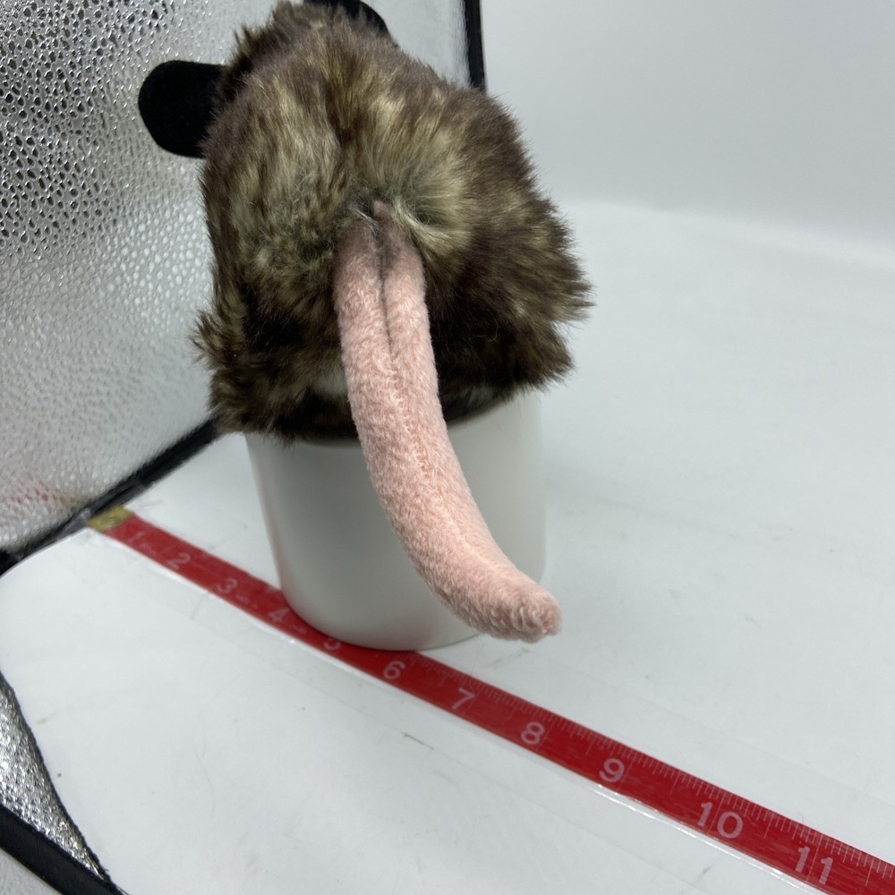 Opossum Plush Realistic Animal Toy Rodent Stuffed Toy 10" - Picture 3 of 6